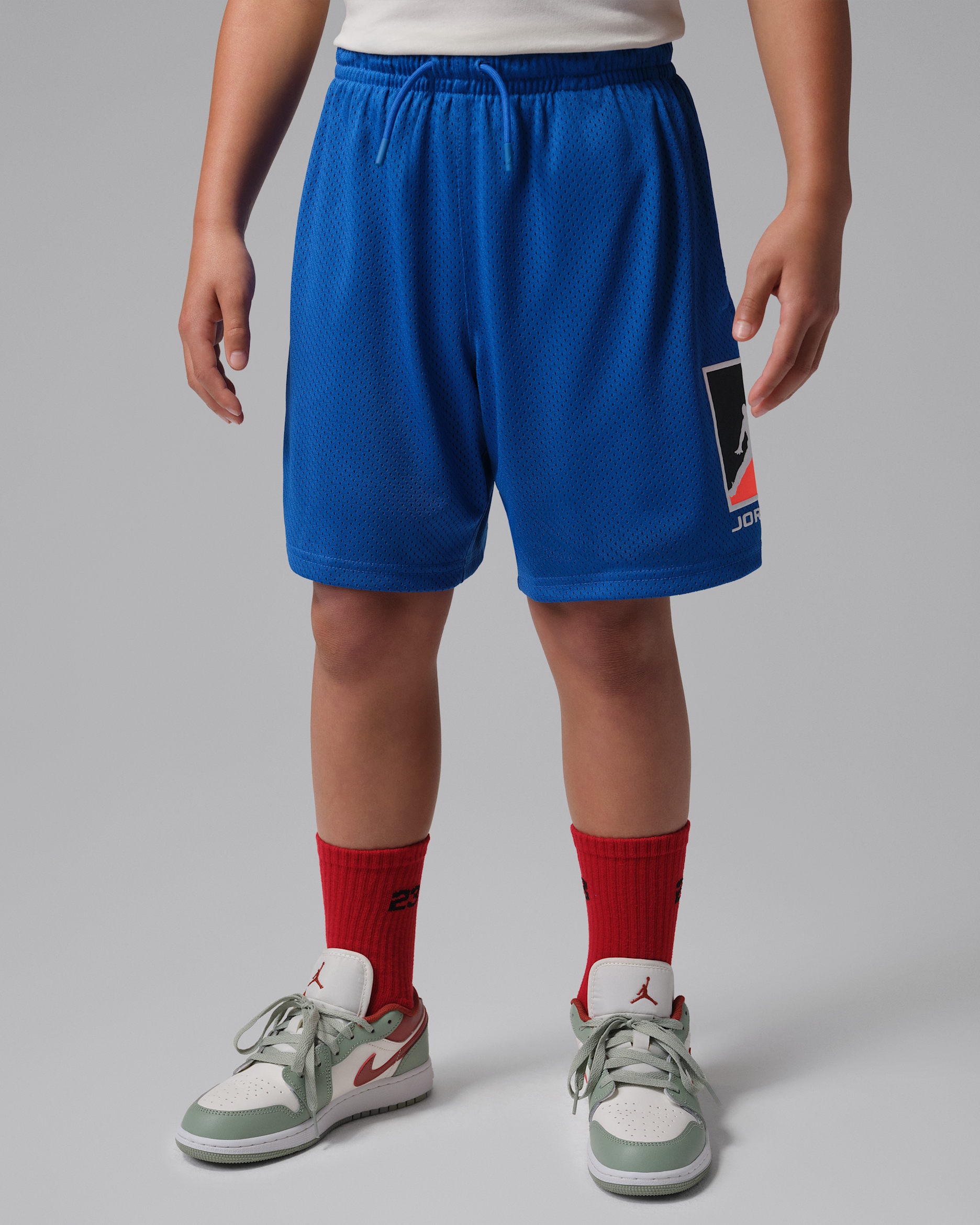 Jordan Older Kids' Brooklyn Baseline Mesh Shorts. Nike FI